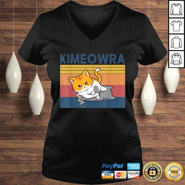 Funny Vintage Kimeowra JIU JITSU Kimura n' Kawaii CaTShirt - Image 2