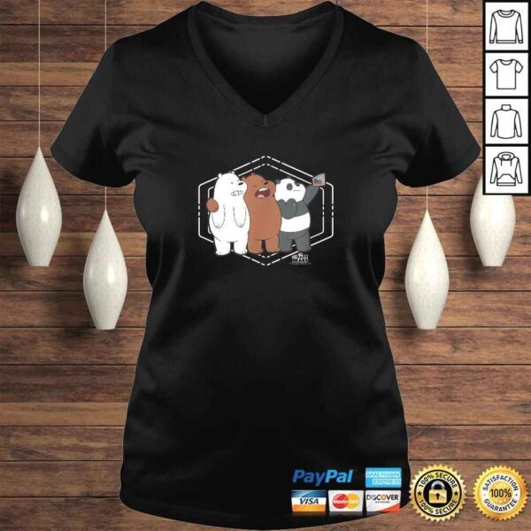 Funny We Bare Bears Selfie Tee Shirt - Image 2