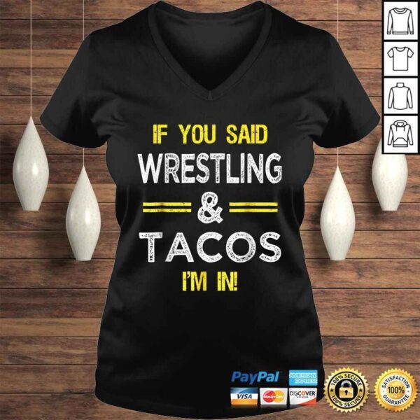 Funny Wrestling And Tacos Novelty Shirt Sports Gift - Image 2