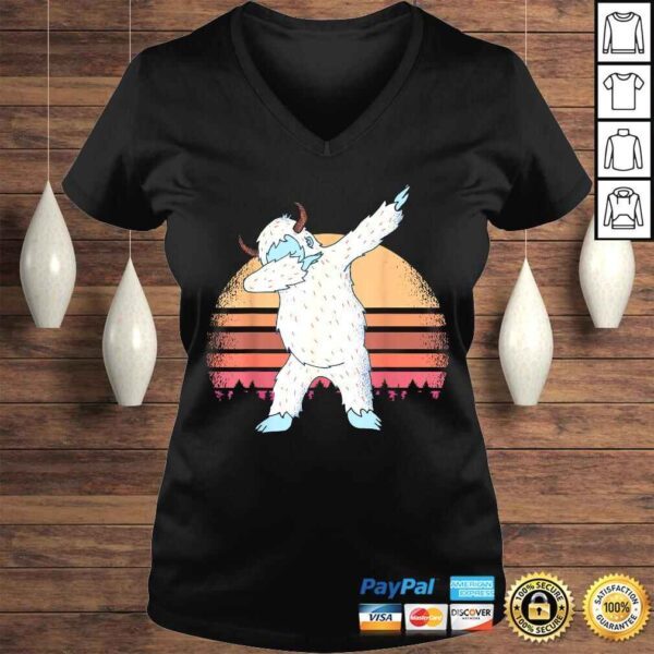 Funny Yeti Shirt; Snowman Shirt; Dabbing Yeti Shirt; Tee Shirt - Image 2