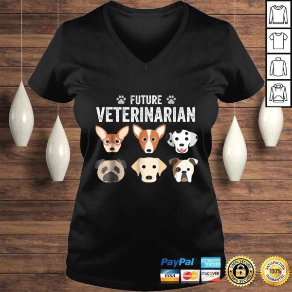 Future Veterinarian Shirt Kids Vet Dog CaShirt Youth - Image 2