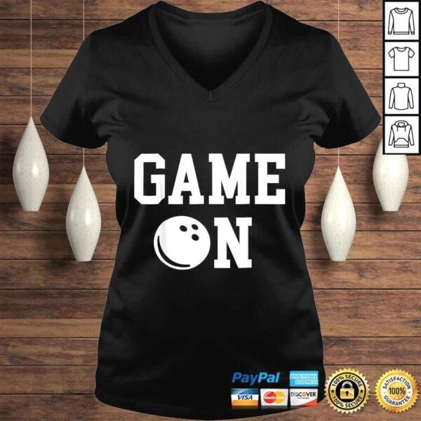 GAME ON Shirt Bowling Ball Strike, Spare Ten-pin Set Sport - Image 2