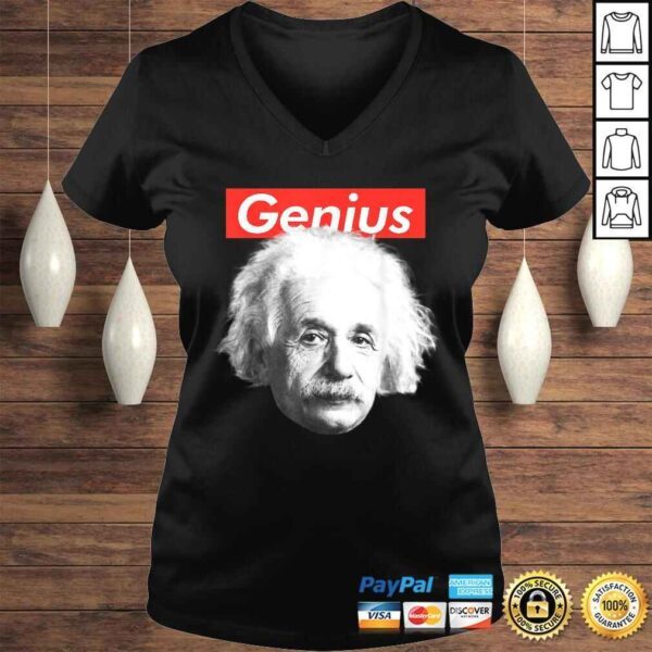 Genius Supreme Style With Einstein Head T-shirt - Image 2