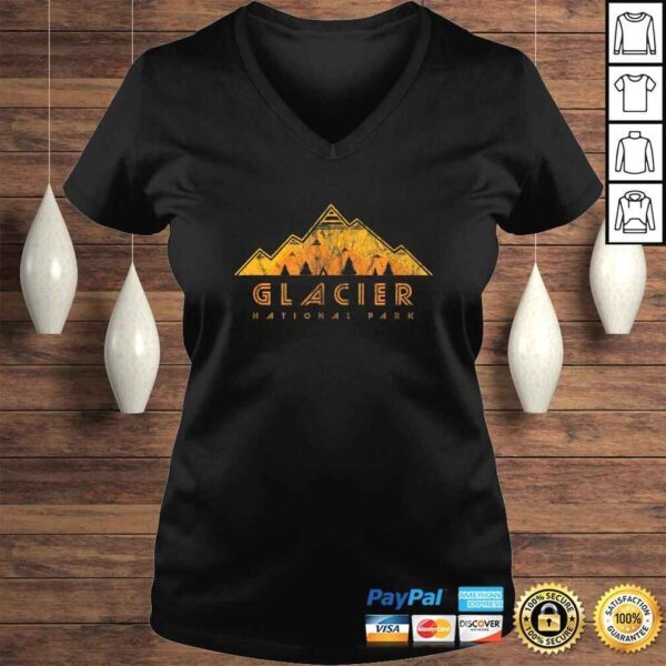 Glacier National Park Retro TShirt - Image 2