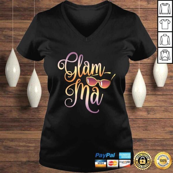 Glamma Grandma Fashion Glamma Sunglasses Gift T - Shirt - Image 2