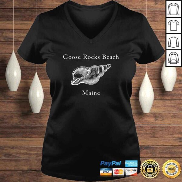 Goose Rocks Beach Maine Shell TShirt - Image 2