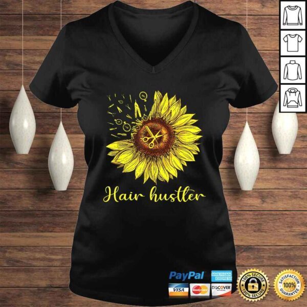 Hairstylist Hair Hustler Shirt St Sunflower Gift Women Gift Top - Image 2