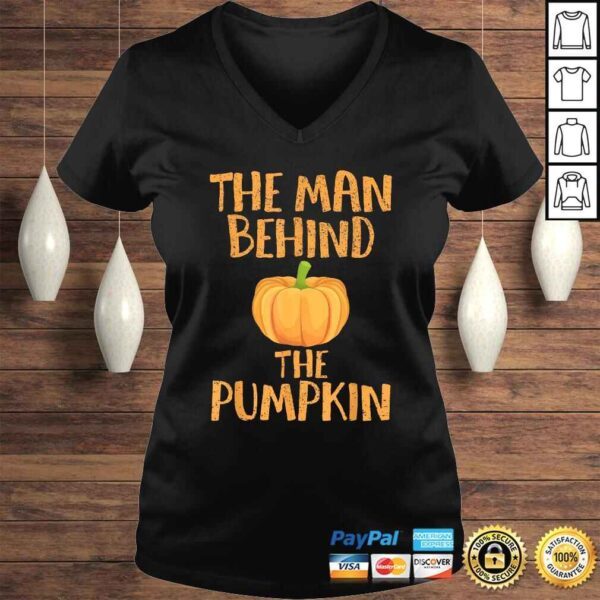 Halloween Pregnancy Man Pumpkin Shirt Funny Party Shirt - Image 2