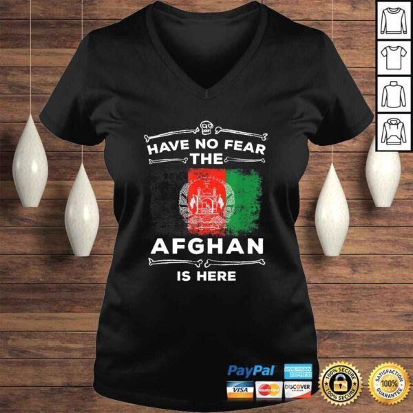 Have No Fear The Afghan Is Here Halloween Afghanistan Flag TShirt - Image 2