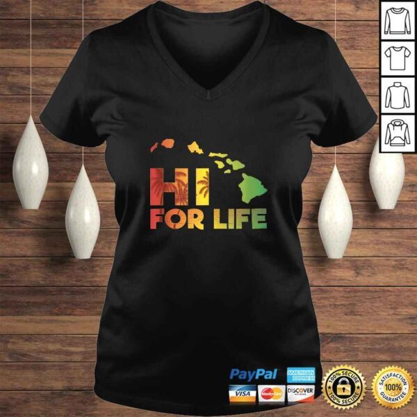 Hawaii For Life Rasta Island Chain Tee Shirt - Image 2