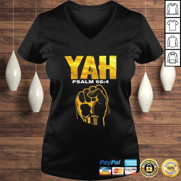 Hebrew Israelite Gold Yah Clothing Yahweh TShirt - Image 2