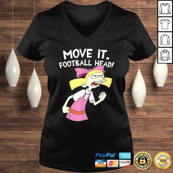 Hey Arnold Helga Move It Football Head Graphic TShirt - Image 2