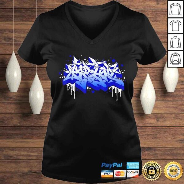 Hip Hop Wildstyle Graffiti B-Boy Graff Urban StreeV-Neck T-Shirt - Image 2