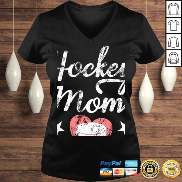 Hockey Mom Hoodie for Women Heart SweaShirt - Image 2