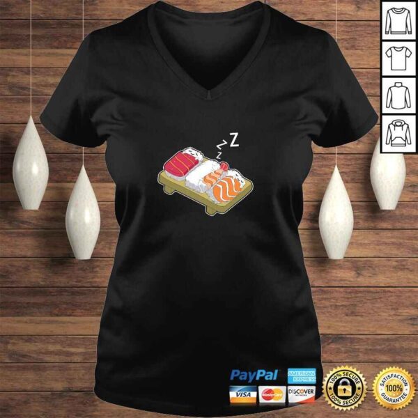 Hoodie Funny Sleeping Sushi Japanese Foodie Hoodie - Image 2