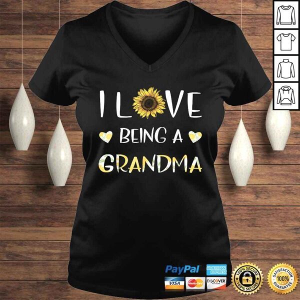 I Love Being A Grandma Sunflower Shirt - Image 2