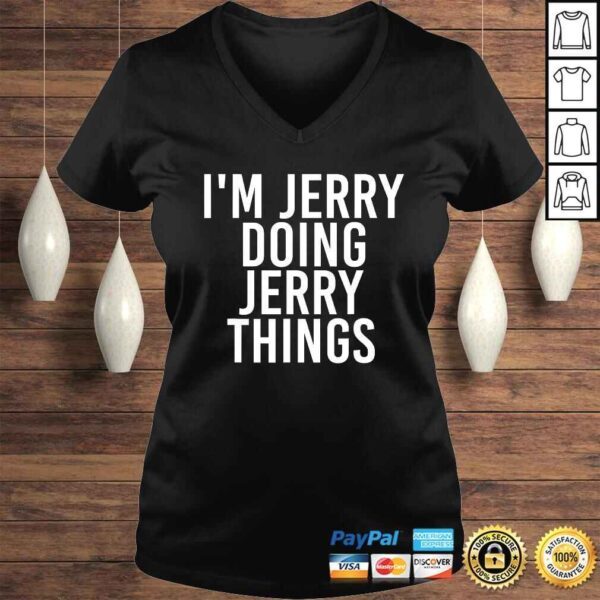 I'M JERRY DOING JERRY THINGS Shirt Funny Christmas Gift Idea - Image 2