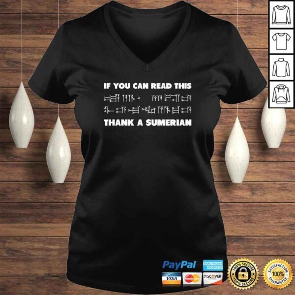 If You Can Read This Sumerian Cuneiform Archaeology Humor TShirt - Image 2