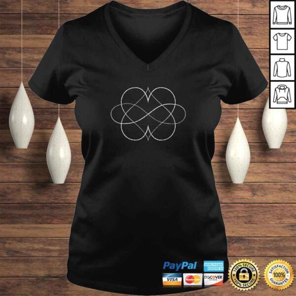 Infinite Love Double Heart Symbol Polyamory Vintage T-shirt - Image 2