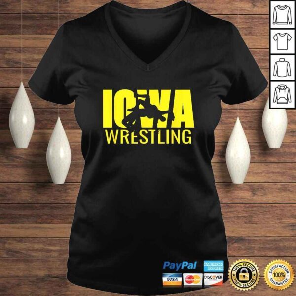 Iowa Wrestling Freestyle Wrestler Gift The Hawkeye State Gift Top - Image 2