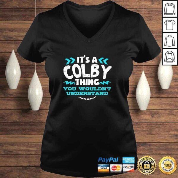 It's A COLBY Thing You Wouldn't Understand Custom Gift Pullover Hoodie - Image 2