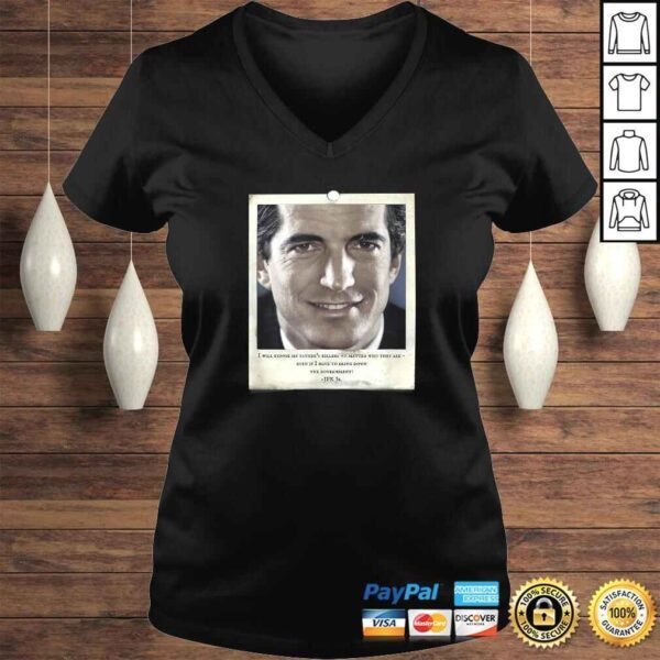 JFK Jr Famous Cryptic Patriotic Quote T-shirt - Image 2