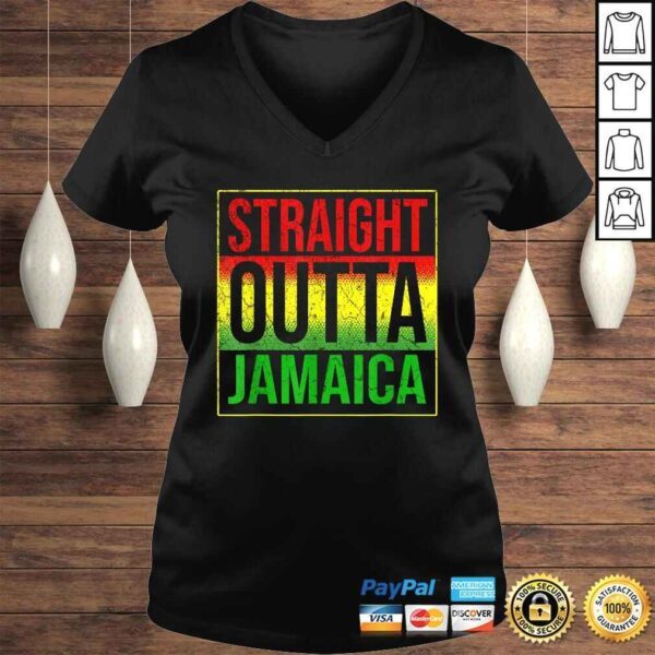 Jamaica Straight Outta Jamaica Rasta Shirt - Image 2