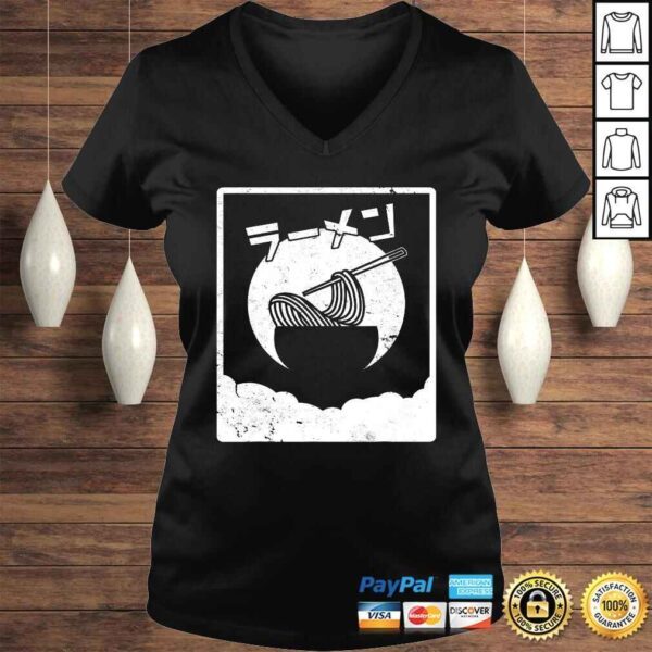 Japanese Shirt. Retro Style Ramen, Anime Gift TShirt - Image 2