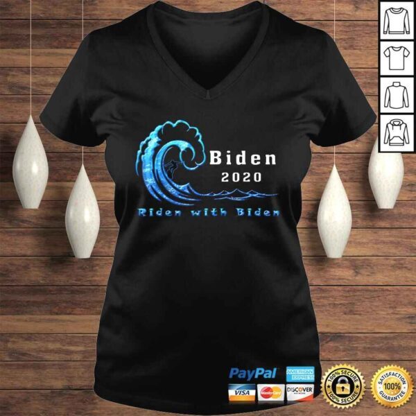 Joe 2020 Riden with Biden President Campaign Liberal Gift Top - Image 2