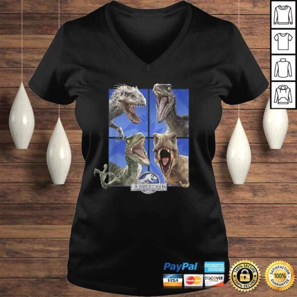 Jurassic World Group Of 4 Dinosaur Roars Graphic Shirt - Image 2