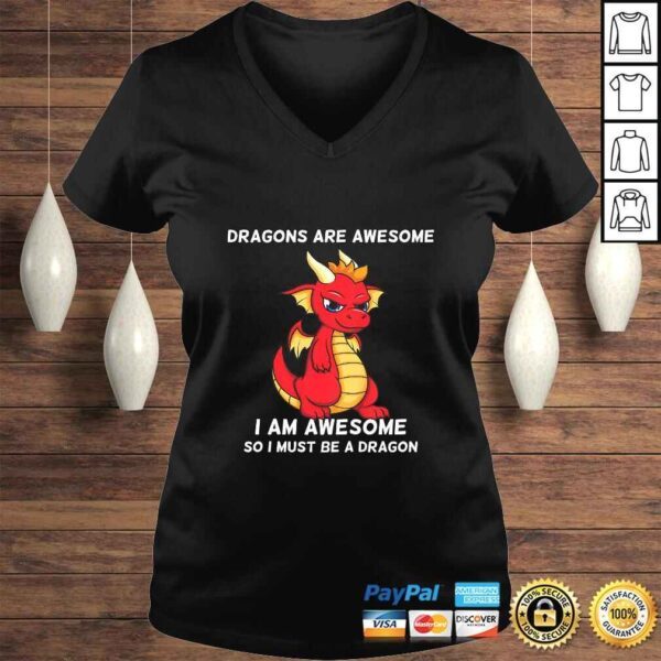 Kids Dragons Are Awesome I'm a Dragon Shirt For Boys And Girls Gift TShirt - Image 2