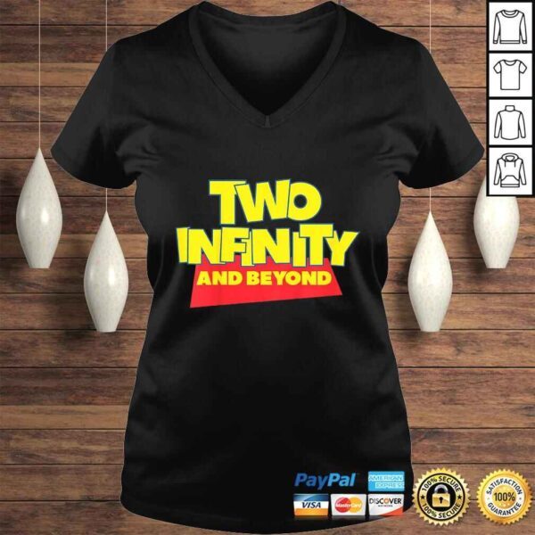 Kids Second Birthday, Two Infinity And Beyond Tee, 2nd Birthday T-shirt - Image 2