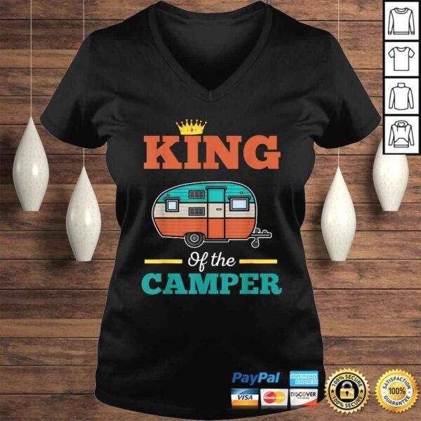 King of the Camper-Funny Camper Shirt For Mens Father's Day - Image 2