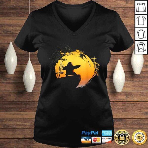 Kung Fu Panda Po Tai Chi Sunset Silhouette Shirt - Image 2