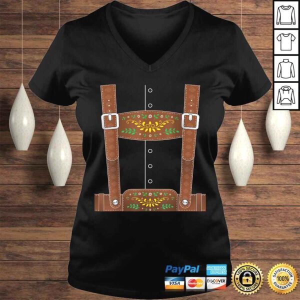 Lederhosen Oktoberfest Halloween Costume TShirt - Image 2