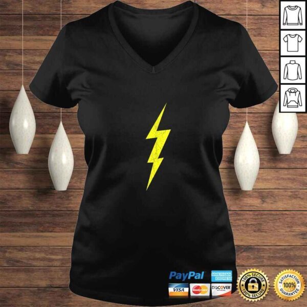 Lightning Bolt Electrical Storm Graphic Icon Tee T-Shirt - Image 2