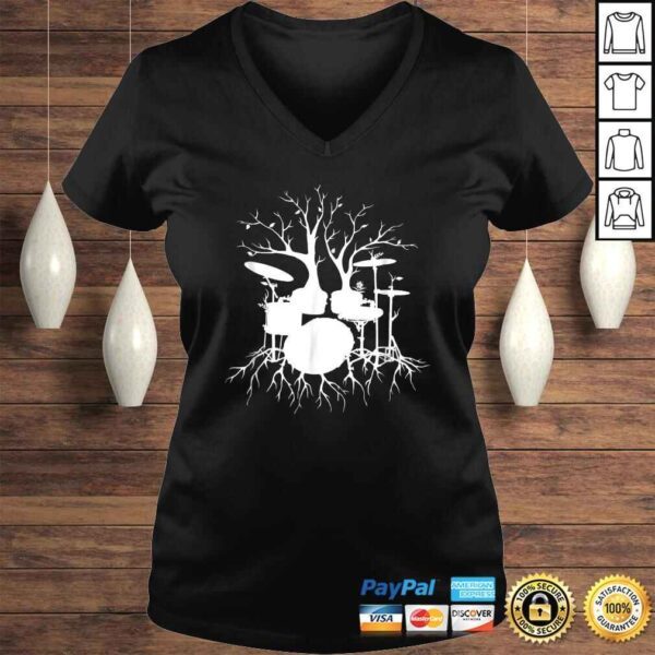 Live the Beat Drum Shirt, Drummer Gift for Musician - Image 2