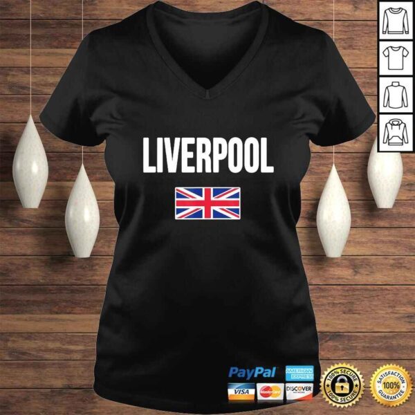 Liverpool Shirt England English Flag Tourist Souvenir - Image 2