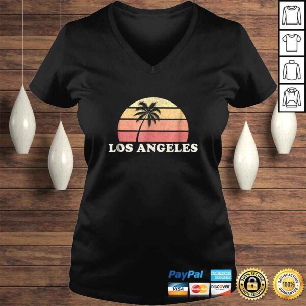 Los Angeles LA CA Vintage Shirt Retro 70s Throwback Tee - Image 2