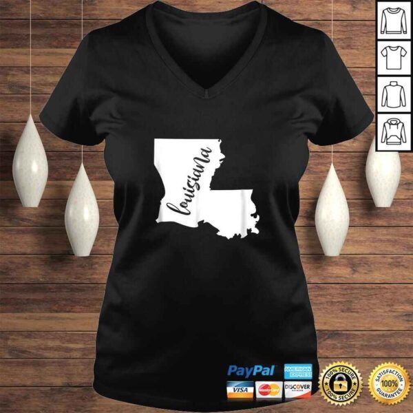 Louisiana Shirt Gift Women Men Kid Roots State Map Home Love - Image 2