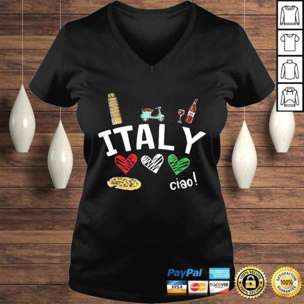 Love Italy and Everything Italian Culture Tee T-Shirt - Image 2