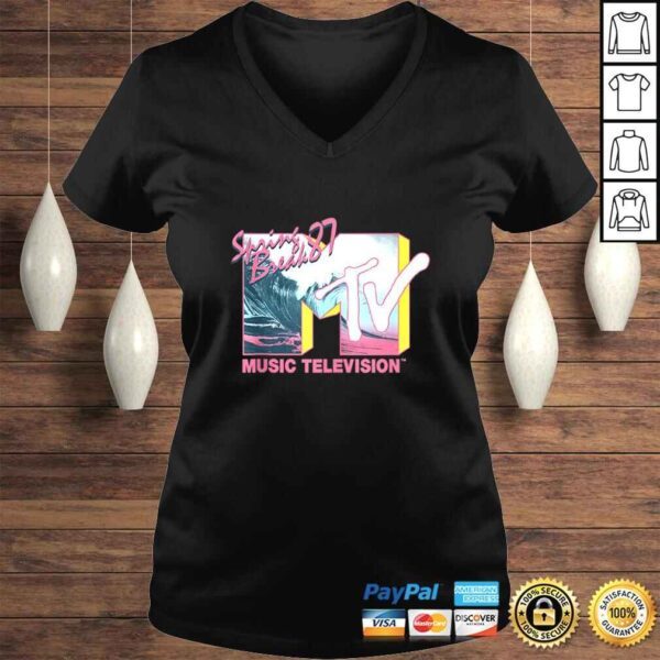 MTV Logo Spring Break 1987 Throwback TShirt - Image 2