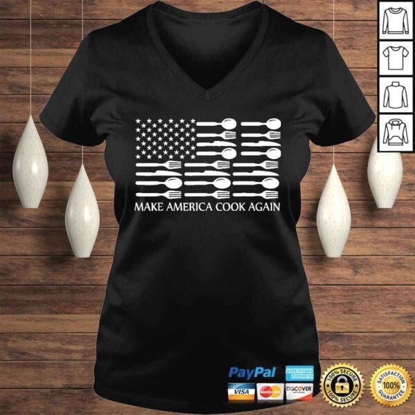 Make America Cook Again Cooking Chef TShirt - Image 2