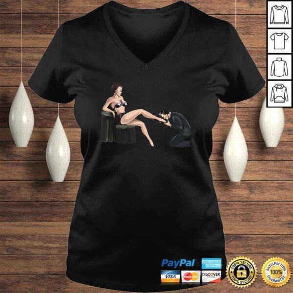 Man In Submission BDSM High Heel Sexy Lingerie Dominatrix TShirt - Image 2