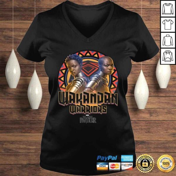 Marvel Black Panther Movie Warrior Circle Graphic Tee T-Shirt - Image 2