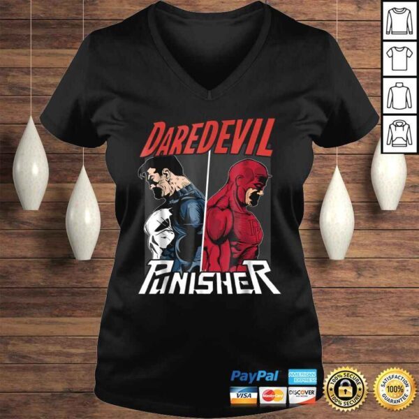 Marvel Daredevil The Punisher Only One Way Graphic TShirt - Image 2