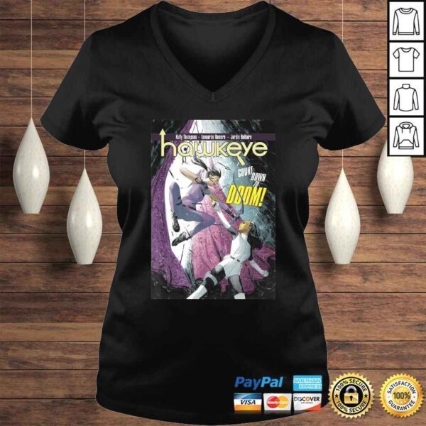 Marvel Hawkeye Count Down To Doom Comic Cover Shirt - Image 2