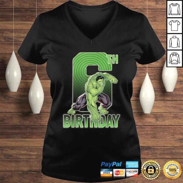 Marvel Hulk Smash 6th Birthday Graphic Gift Top - Image 2