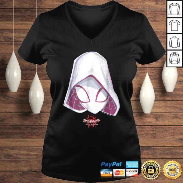 Marvel Spider-Gwen Spiderverse Mask Graphic Shirt - Image 2