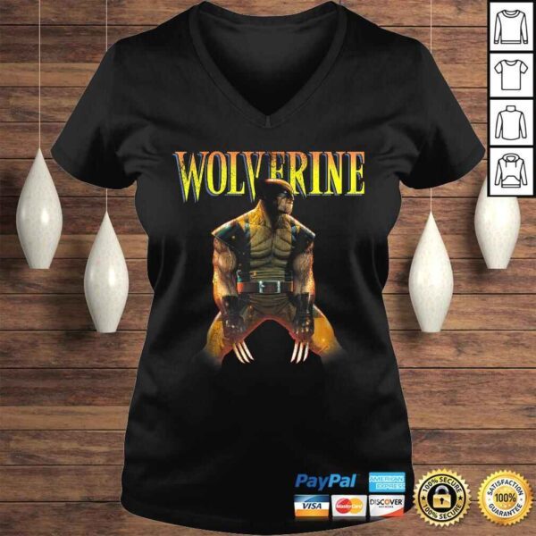 Marvel X-Men Wolverine Side Profile Logo Graphic Shirt - Image 2